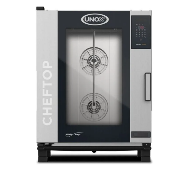 Unox Cheftop Zero Konveksiyonlu Fırın 10 Tepsili GN 1/1 Elektrikli XEVC-1011-EZRM