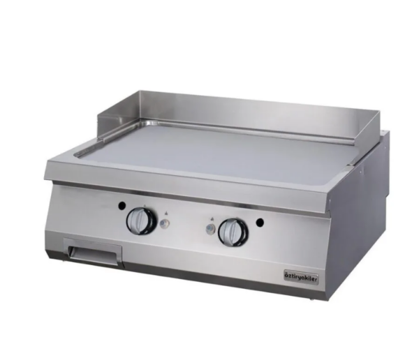 Öztiryakiler 700 Seri, OGG 8070 Grill Plate, Set Üstü, Düz, Gazlı, 80x70x30 cm, 6644 7864.N1.80703.19-tr
